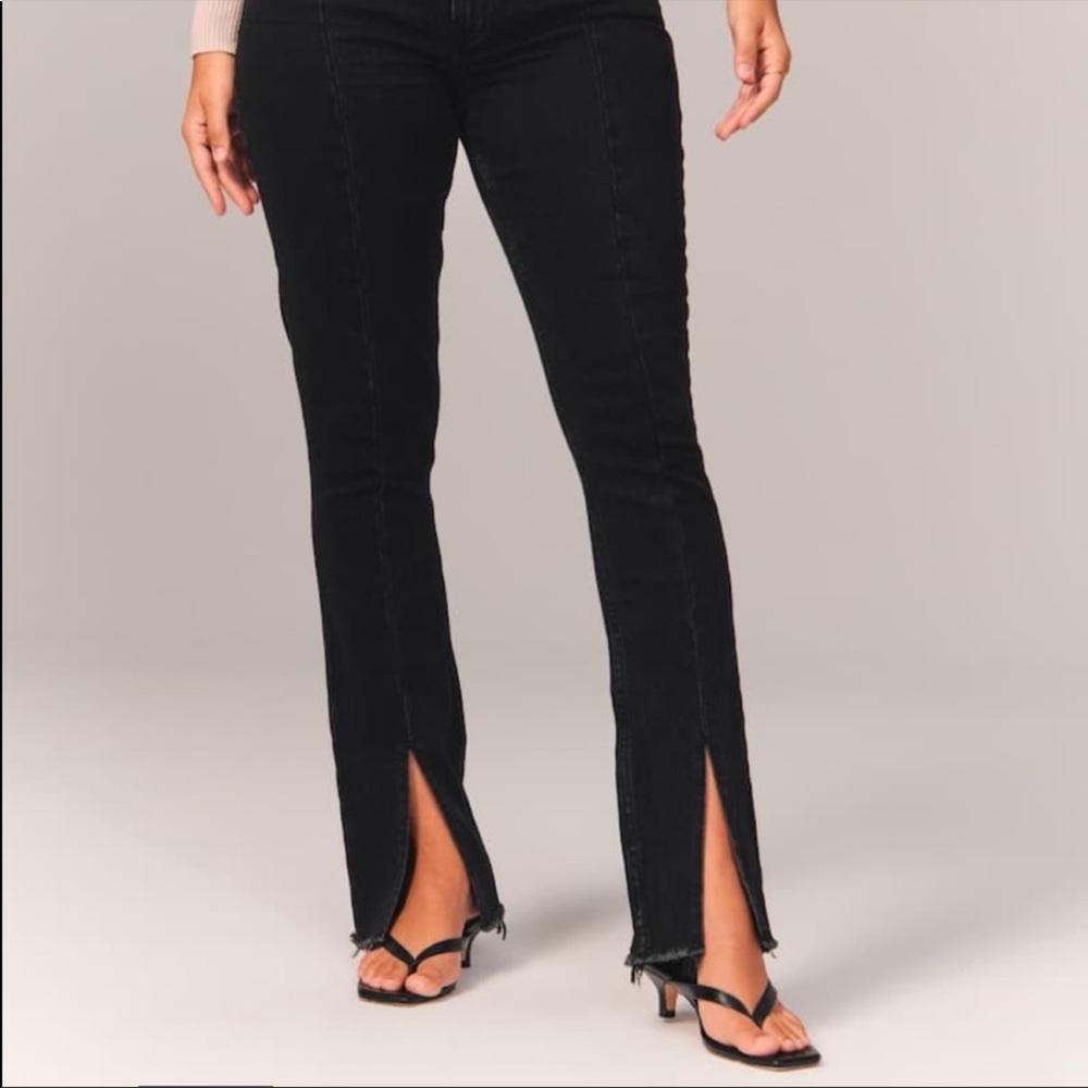A&F Curve Love Split Hem Skinny Jean
